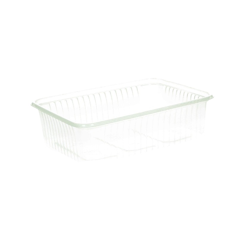 Ravier PP transparent rectangulaire - 750cc - 180 x 133 x 48mm - 300 pièces